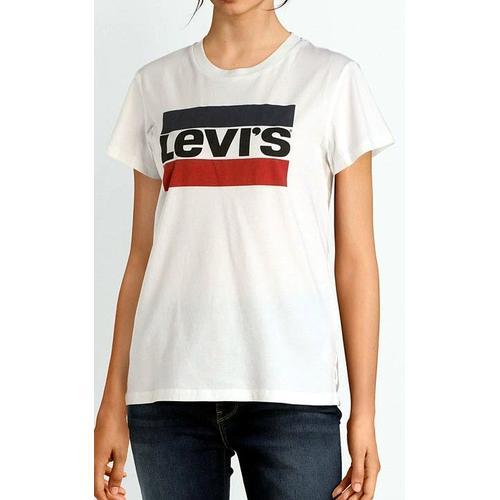 T-Shirt Levi's Femme Blanc