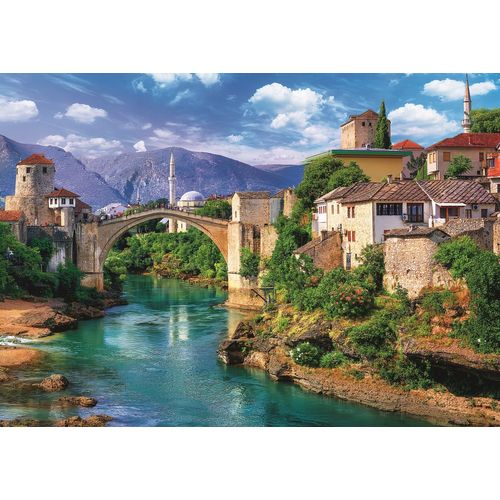 Puzzle 500 Pièces Vieux Pont À Mostar, Bosnie Herzégovine