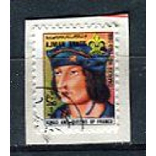 Timbre Oblitéré - Petit Format - " King Charles V I I I Of France (1470-1498) " - 1972 - Ajman ( Emirats Arabes Unis )