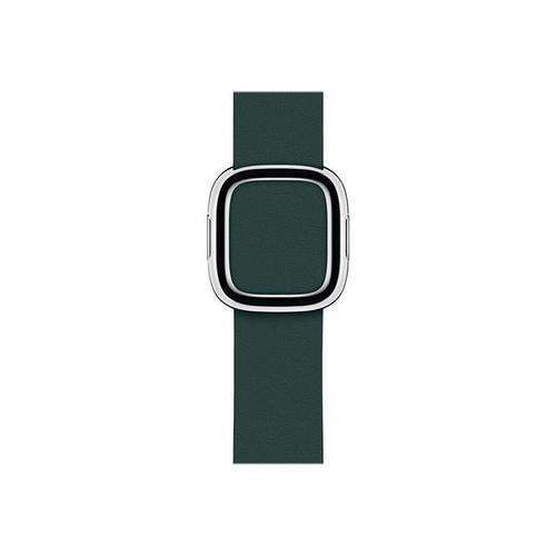 Apple 40mm Modern Buckle - Bracelet De Montre Pour Montre Intelligente - Taille Large - Vert Forêt - Pour Watch (38 Mm, 40 Mm, 41 Mm)