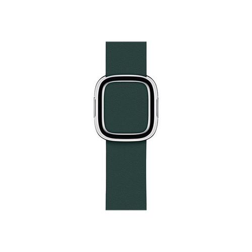 Apple 40mm Modern Buckle - Bracelet De Montre Pour Montre Intelligente - Taille Large - Vert Forêt - Pour Watch Hermès Series 7, Hermès Series 9, Nike Series 7, Series 10, Series 8, Series 9