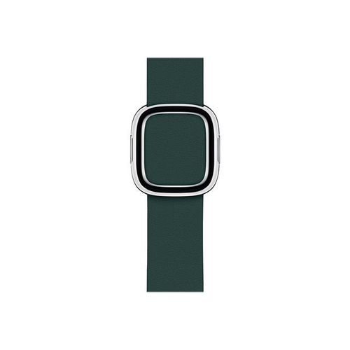 Apple 40mm Modern Buckle - Bracelet De Montre Pour Montre Intelligente - Taille Large - Vert Forêt - Pour Watch (38 Mm, 40 Mm, 41 Mm)