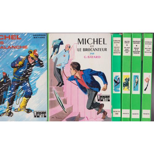 4 Georges Bayard- Philippe Daure : Michel - La Soucoupe Volante - Le Brocanteur-Fait Mouche - Dans L'avalanche - 5 Farley-Auger Un Rival Pour L'étalon Noir- 6quine-Chazelle Alice Le Pigeon Voyageur