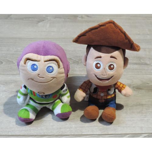 Peluches Toy Story : Buzz L'eclair Et Woody
