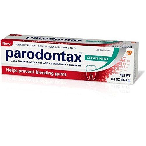 'parodontax Clean Mint Daily Toothpaste, 3.4 Oz. Per Tube (2 Pack)' 
