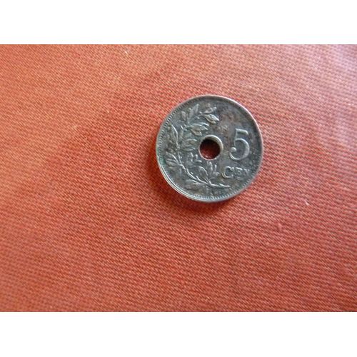 Piece De 5 Centimes Belgique 1928 En Néerlandais