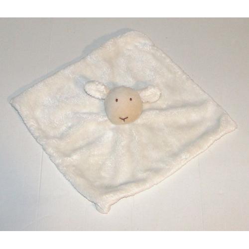 Doudou Mouton Natalys Dessous Rayé Beige