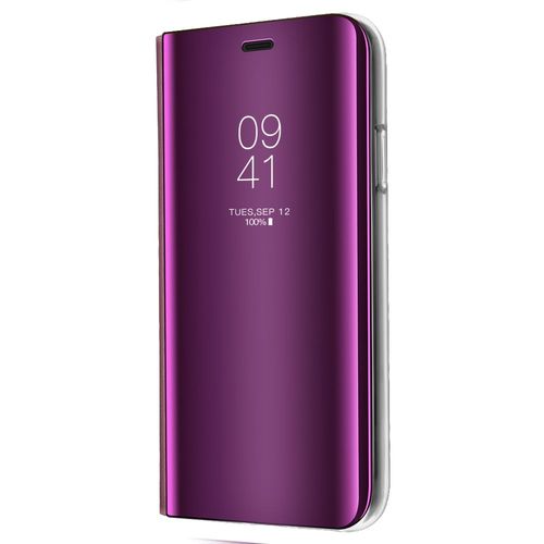 Coque Samsung Galaxy S10 Plus Clear View Etui À Rabat Cover Flip Case Etui Housse Miroir Coque Pour Samsung Galaxy S10 Plus Violet