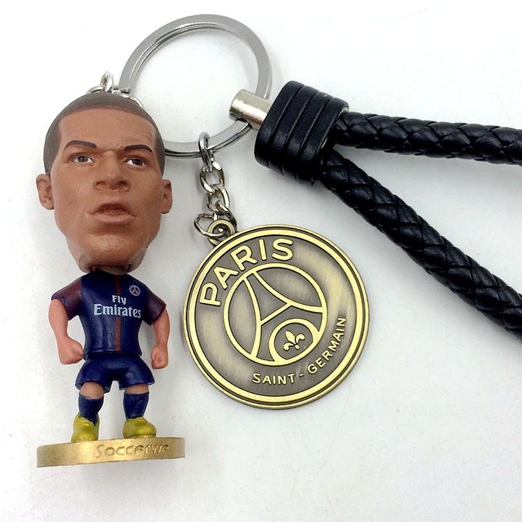 Kylian Mbappé Paris Saint-Germain PSG Jouet Poupée Porte-clés Pendentif  Football Fans de Collection Souvenirs