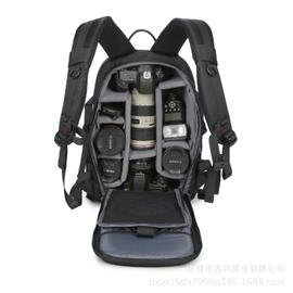 Theoutlettablet® Sac à dos pour appareil photo reflex numérique en toile avec revêtement imperméable et sac avec compartiment intérieur ajustable pour objectifs accessoires etc. 
