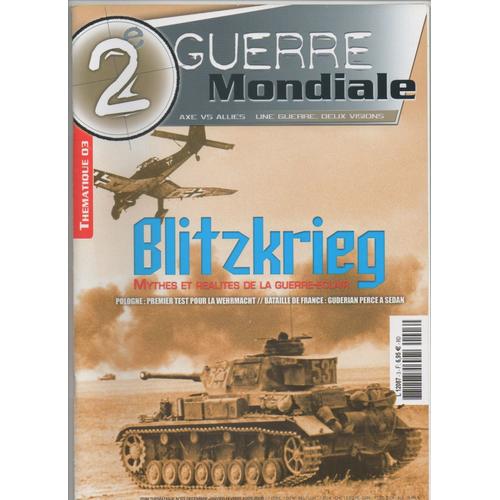 2e Guerre Mondiale Thématique 3 La Blitzkrieg