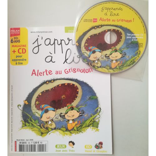 J'apprends À Lire : Alerte Au Grignoton ! (105) + Cd