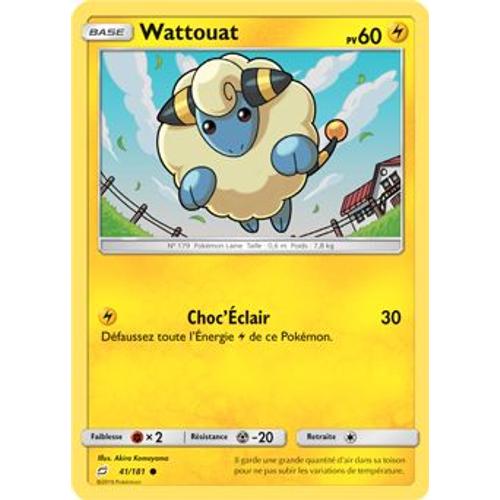 Carte Pokémon - Wattouat - 41/181 - Duo De Choc
