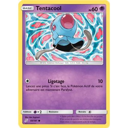 Carte Pokémon - Tentacool - 60/181 - Duo De Choc