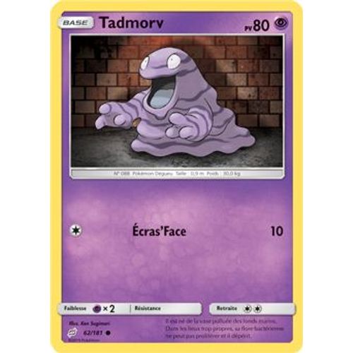 Carte Pokémon - Tadmorv - 62/181 - Duo De Choc