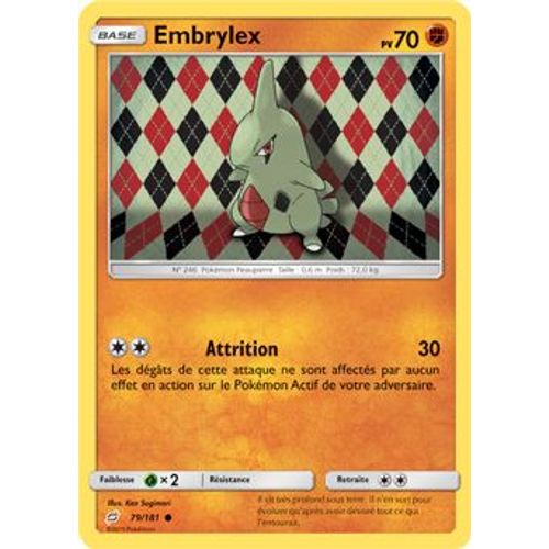 Carte Pokémon - Embrylex - 79/181 - Duo De Choc