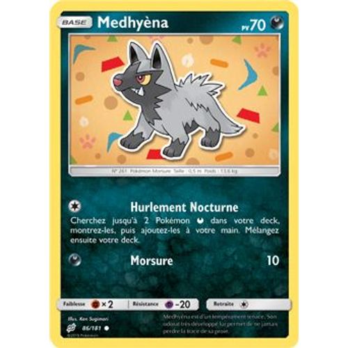 Carte Pokémon - Medhyèna - 86/181 - Duo De Choc