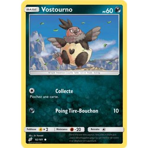 Carte Pokémon - Vostourno - 92/181 - Duo De Choc