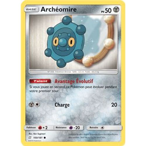 Carte Pokémon - Archéomire - 100/181 - Duo De Choc