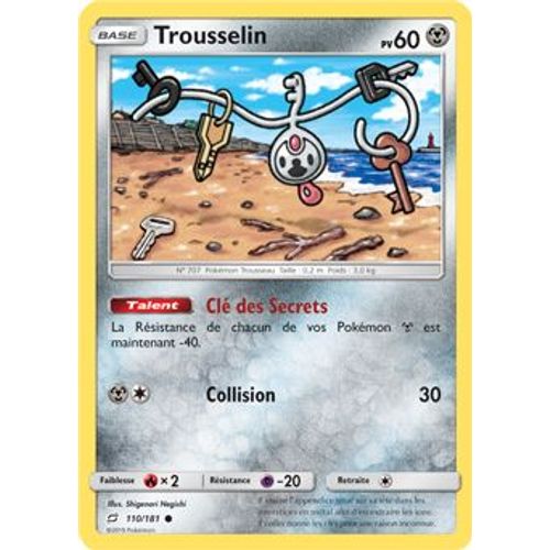 Carte Pokémon - Trousselin - 110/181 - Duo De Choc