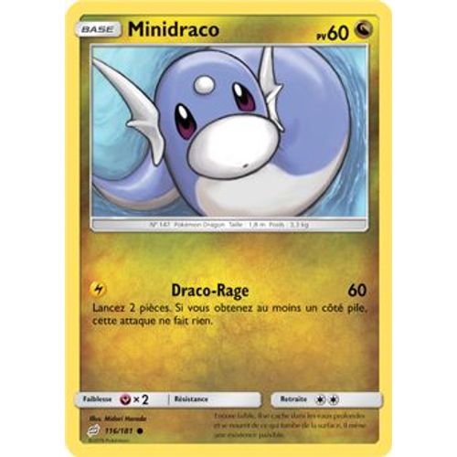 Carte Pokémon - Minidraco - 116/181 - Duo De Choc