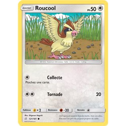 Carte Pokémon - Roucool - 121/181 - Duo De Choc