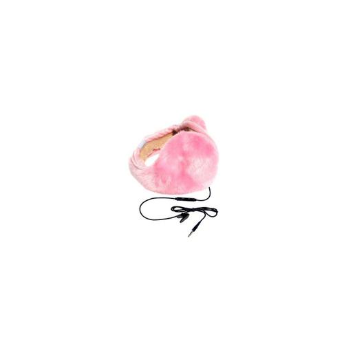 CASQUE AVEC MICROPHONE HI-FUN HI-EAR LONG HAIR ROSE