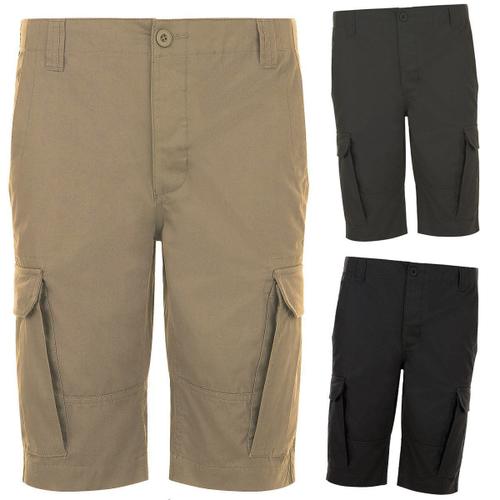 Lot De 3 Bermudas Coton - Homme - Noir - Marron - Beige