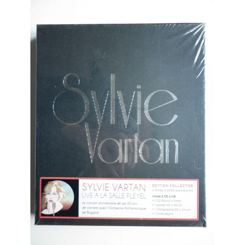 Sylvie Vartan Coffret Collector Cd Live A La Salle Pleyel The 50th Anniversary Concert