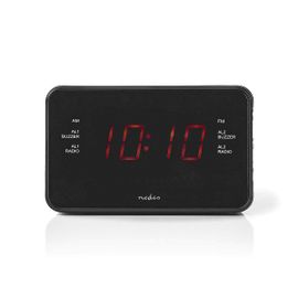 Nedis Radio-réveil numérique Pa ntaille LED de 0,9'' FM