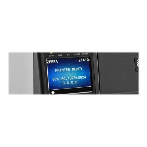 Zebra ZT410 - Imprimante d'étiquettes - thermique direct/transfert thermique - Rouleau (11,4 cm) - 300 ppp - jusqu'à 254 mm/sec - USB 2.0, LAN, série, hôte USB, Bluetooth 2.1 - outil de coupe