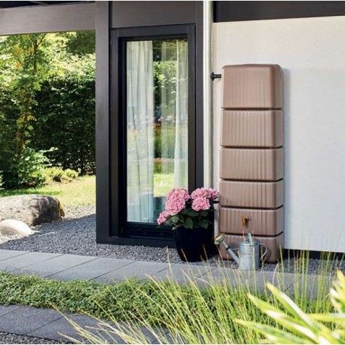 Kit Cuve Murale Slim 300 L Taupe - 182 cm Multicolore H 182 cm