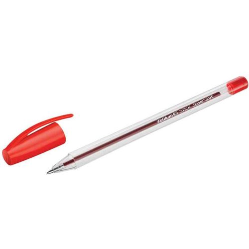 Pelikan Stylo À Bille Stick Super Soft Pte Moyenne Rouge
