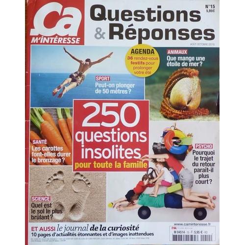 Ça M'intéresse Questions & Réponses N°15