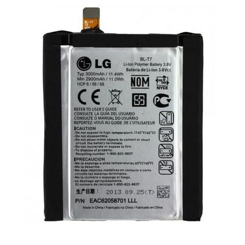 Batterie Original Lg Bl-T7 Blt7 3000mah Recharge Lithium Optimus G2 D802