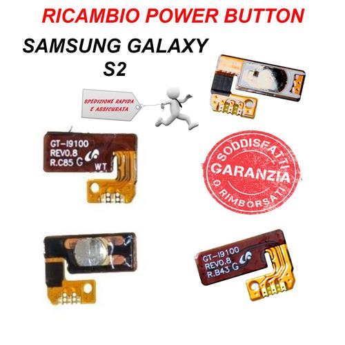 Flat Power On Flex Bouton Allumage Pour Samsung Galaxy S2 I9100