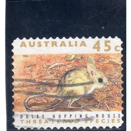Timbre-Poste DAustralie (Espèce Animale Menacée DExtinction)