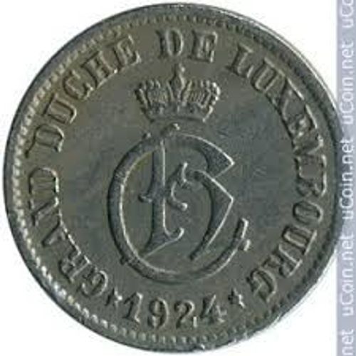 Luxembourg (Grand Duché Du) = Pièce De 5 Centimes, Année 1924, En Nickel