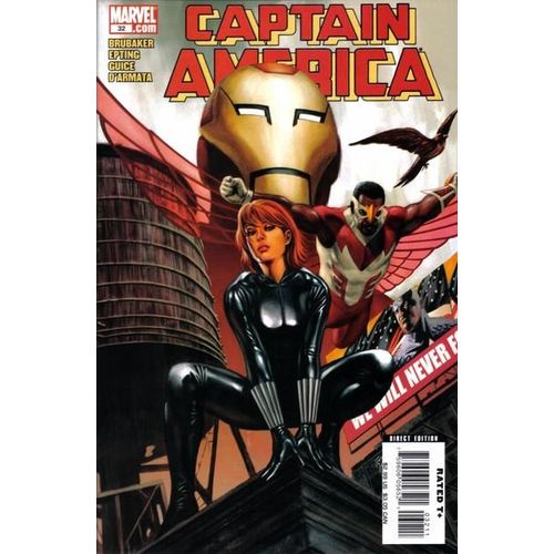 Captain America # 32 ( V.O. 2008 ) ** Winter Soldier, Falcon, Black Widow