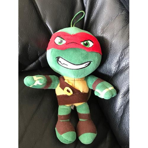 Peluche Doudou Raphael Tortue Ninja The Turtles Mutant 22cm Nickelodeon 