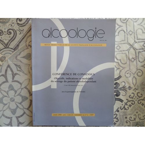 Objectifs-Indications Et Modalites Du Sevrage Du Patient Alcoolodependant