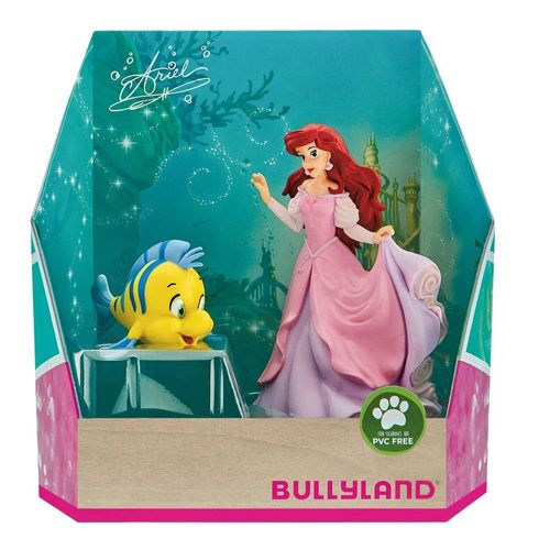 Bullyland - Lot De Deux Figurines Disney Ariel Et Flounder