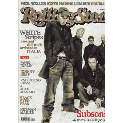 Rolling Stone (Edition Italy) / 10-2005 N°24 : Keith Haring (4p) - The White Stripes (6p)