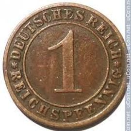 Allemagne ( Reich) = Pièce De 1 Pfennig, Année 1927, Avec Lettre E, En Bronze