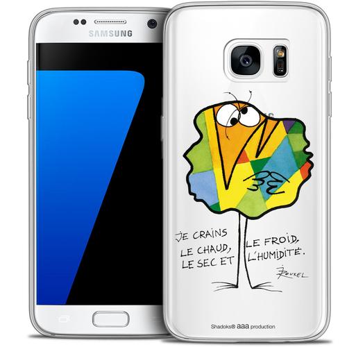 Caseink - Caseink Coque Housse Etui Pour Samsung Galaxy S7 [Licence Officielle Collector Les Shadoks® Design Chaud Ou Froid - Souple - Ultra Fin - Imprimé En France]