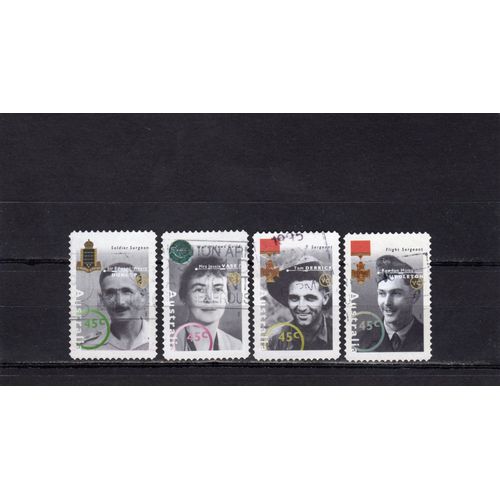 Timbres-Poste DAustralie (Héros Australiens De La Seconde Guerre Mondiale)