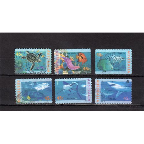 Timbres-Poste D¿Australie (Le Monde Sous-Marin)