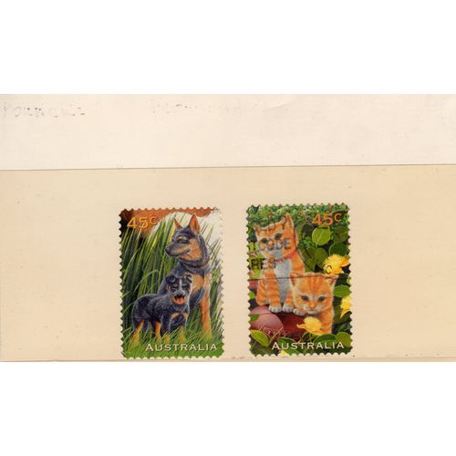 Timbres-Poste DAustralie (Animaux De Compagnie)