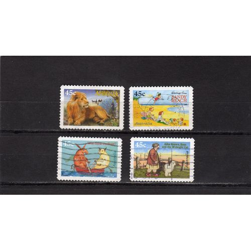 Timbres-Poste DAustralie (Cinquantenaire Du Prix Du Livre Pour Enfants)