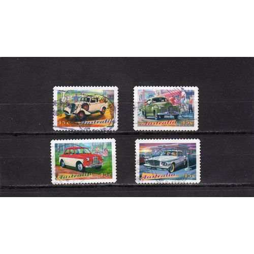 Timbres-Poste DAustralie (Automobiles Classiques)